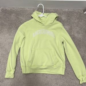 Pastel yellow Abercrombie hoodie